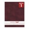 Dark Red Suede 7x9 Uncut Mat Board - Blank Sheets, No Opening